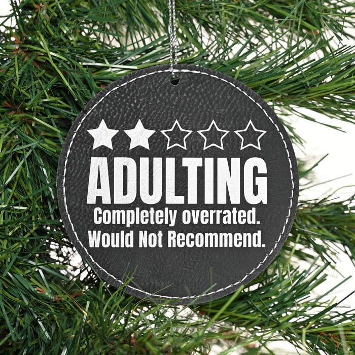 Adulting Review Ornament