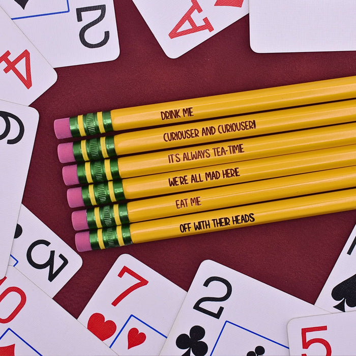 Alice Wonderland Pencil Set