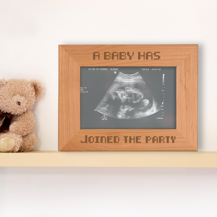 Baby Joined the Party Frame