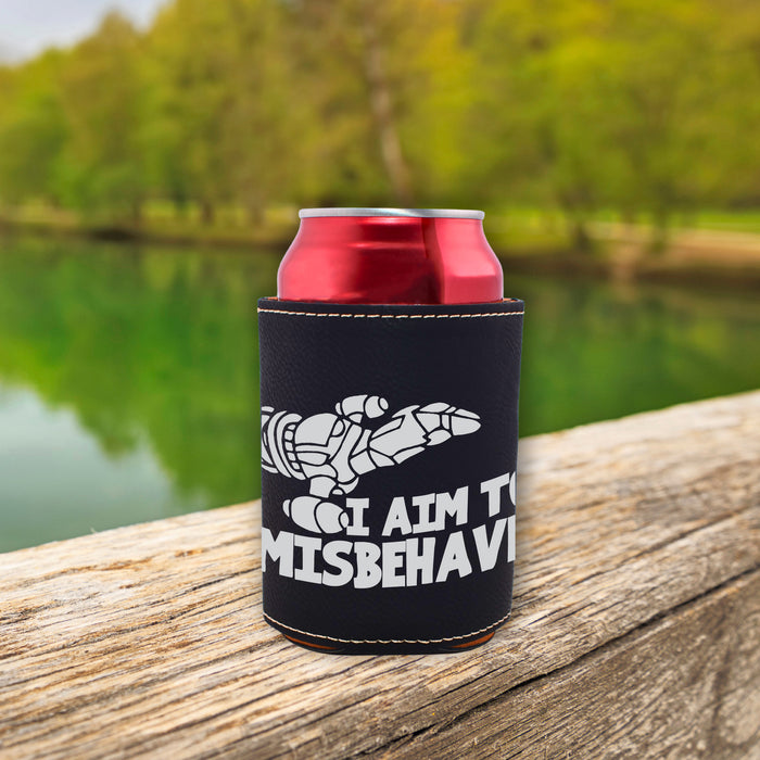 I Aim to Misbehave Firefly Drink Sleeve