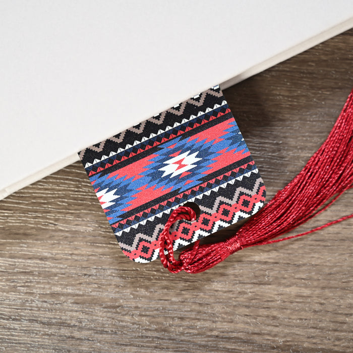 Aztec Blue Bookmark