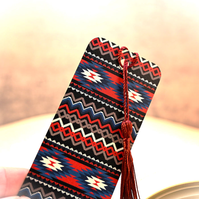 Aztec Blue Bookmark