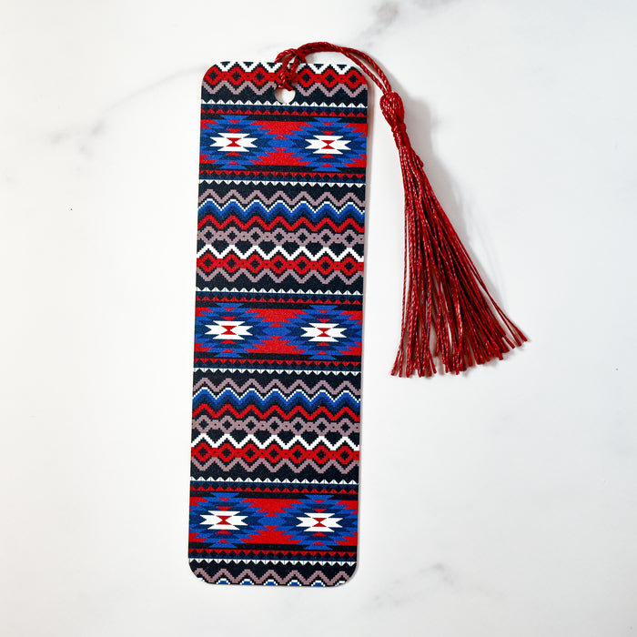 Aztec Blue Bookmark