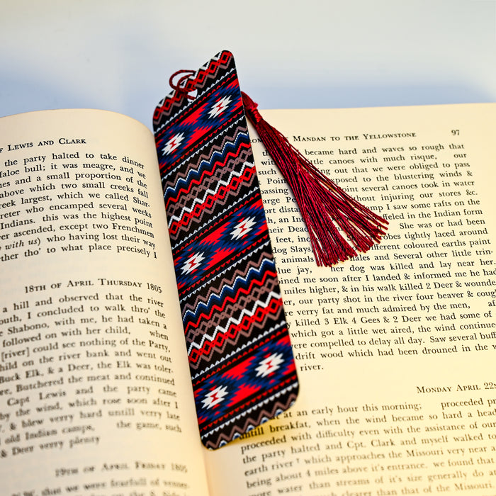 Aztec Blue Bookmark