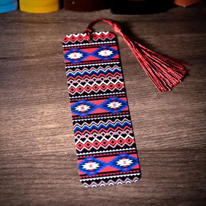 Aztec Blue Bookmark