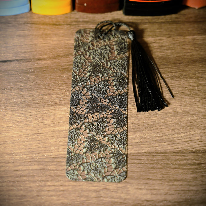 Bat Lace Bookmark