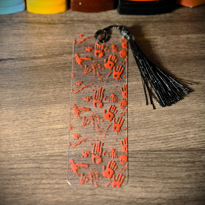 Bloody Handprint Bookmark