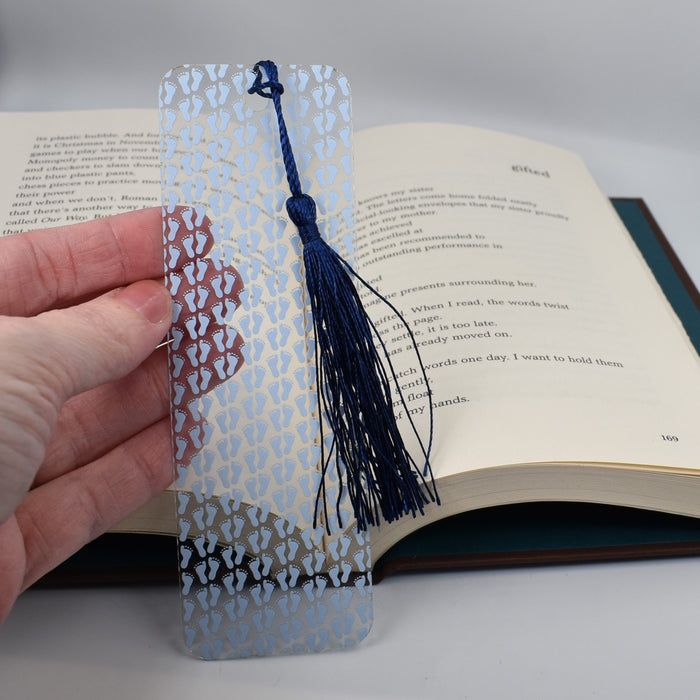 Baby Boy Feet Bookmark