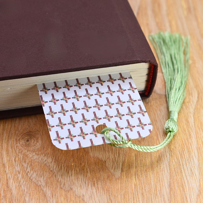 Easter Flower Cross Bookmark