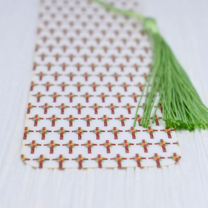 Easter Flower Cross Bookmark