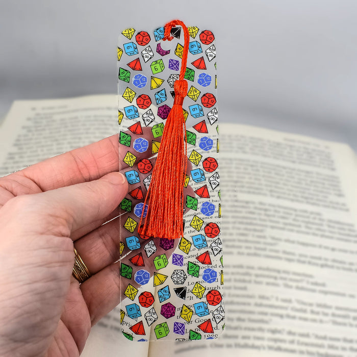 Polyhedral Dice Bookmark