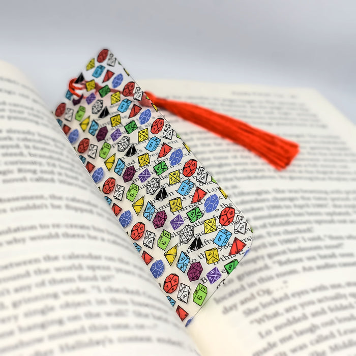 Polyhedral Dice Bookmark