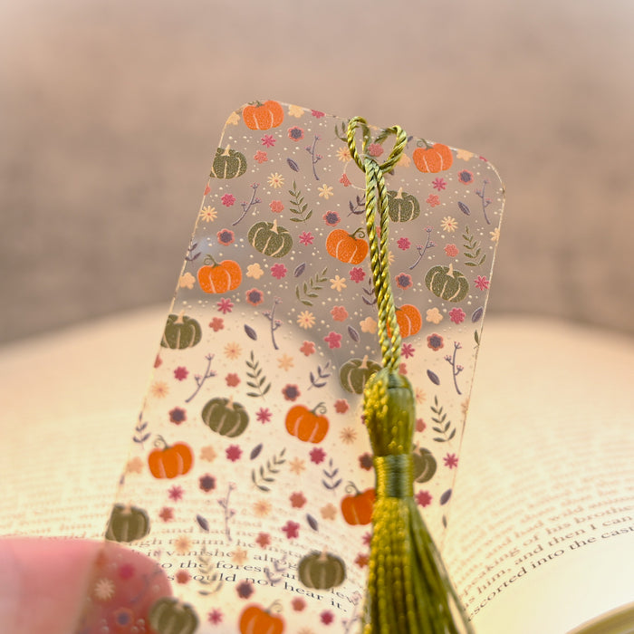 Fall Pumpkin Bookmark