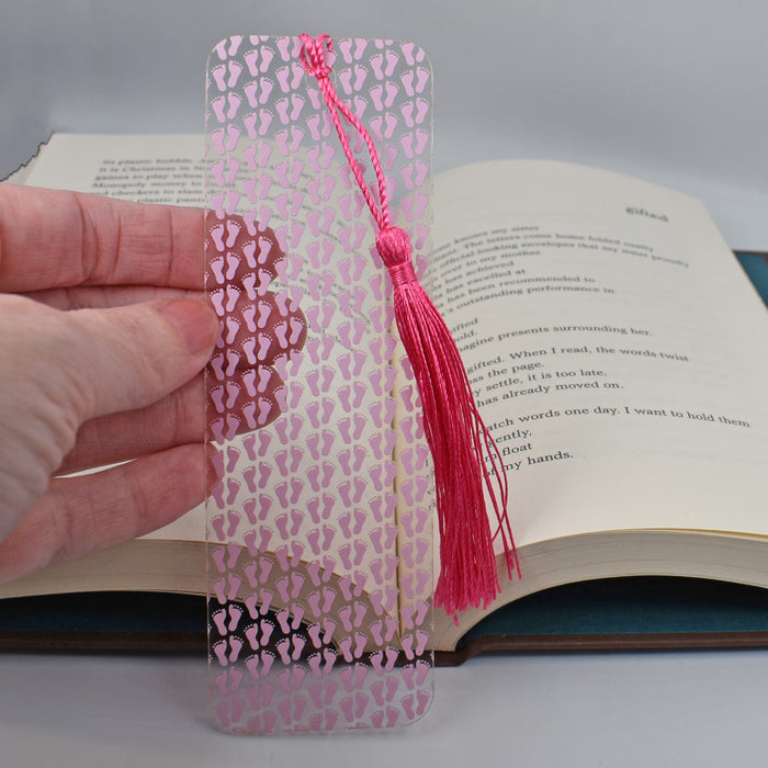 Baby Girl Feet Bookmark