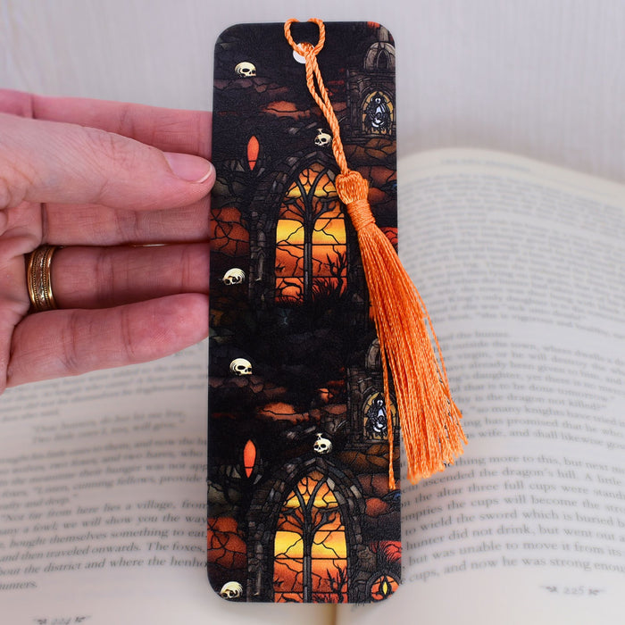 Haunted Cemetery Bookmark