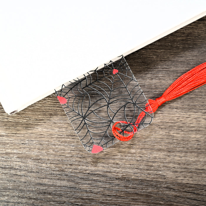 Heart Spider Web Bookmark