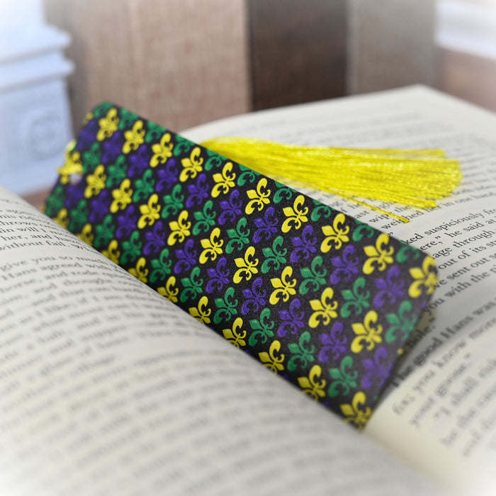 Mardi Gras Fleur de Lis Bookmark