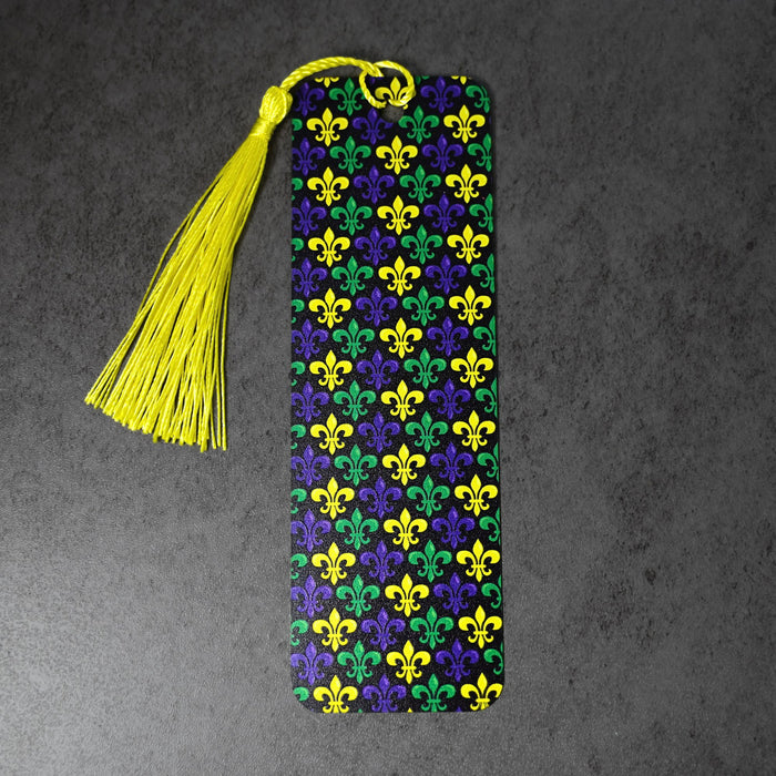 Mardi Gras Fleur de Lis Bookmark