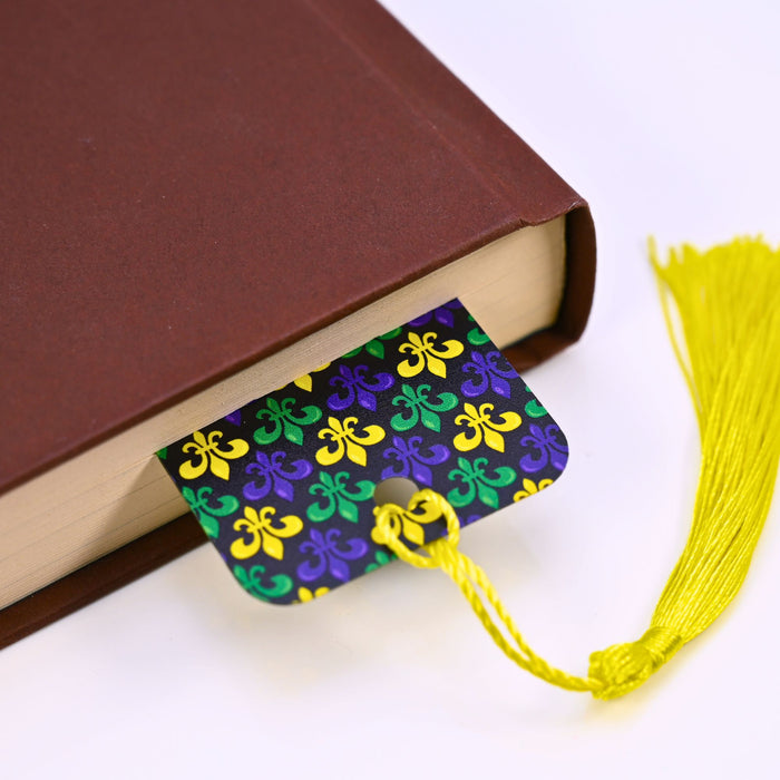 Mardi Gras Fleur de Lis Bookmark