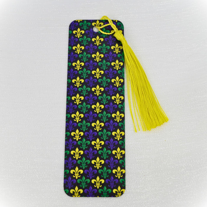 Mardi Gras Fleur de Lis Bookmark