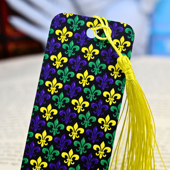 Mardi Gras Fleur de Lis Bookmark