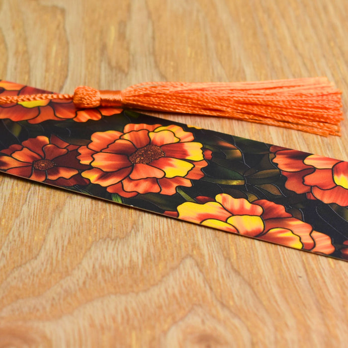 Marigold Flower Bookmark