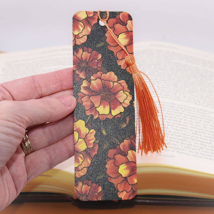 Marigold Flower Bookmark