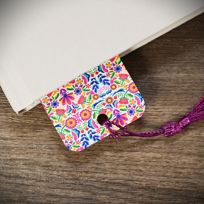 Mexican Floral Bookmark