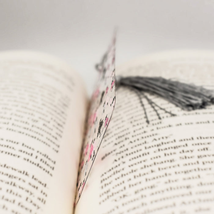 Pink Tree Bookmark