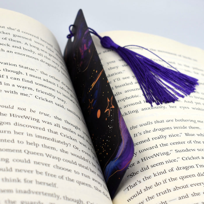 Purple Space Bookmark