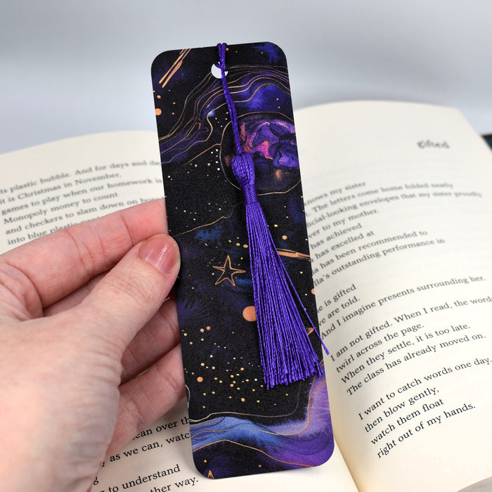 Purple Space Bookmark