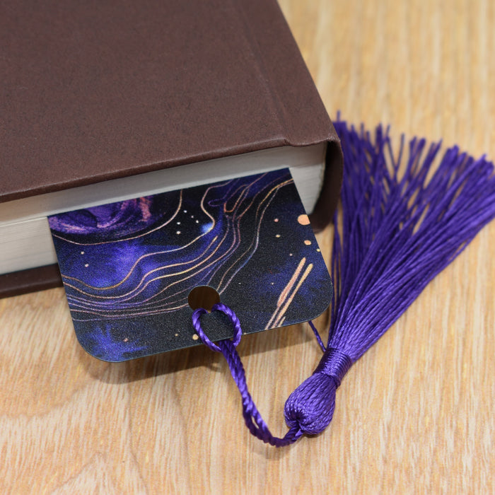 Purple Space Bookmark