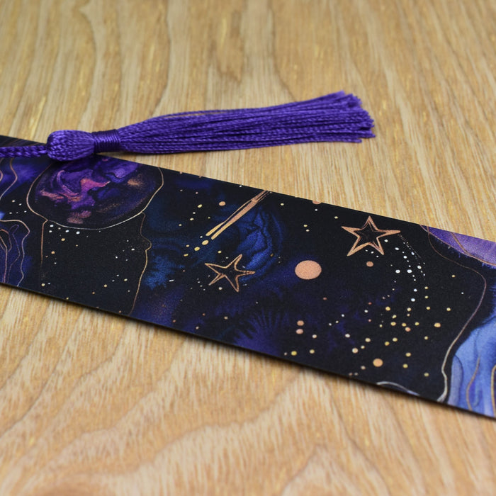 Purple Space Bookmark