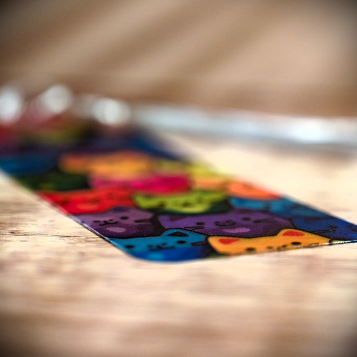 Rainbow Cats Bookmark