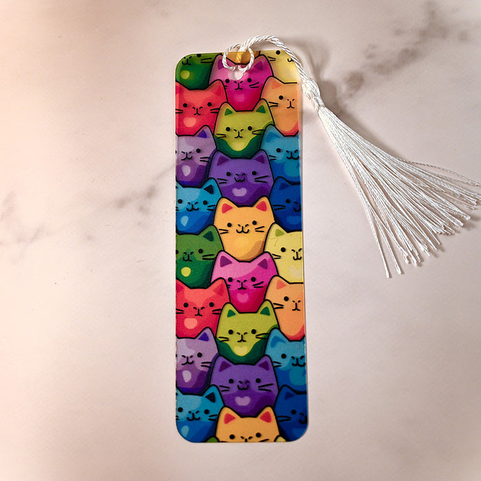 Rainbow Cats Bookmark