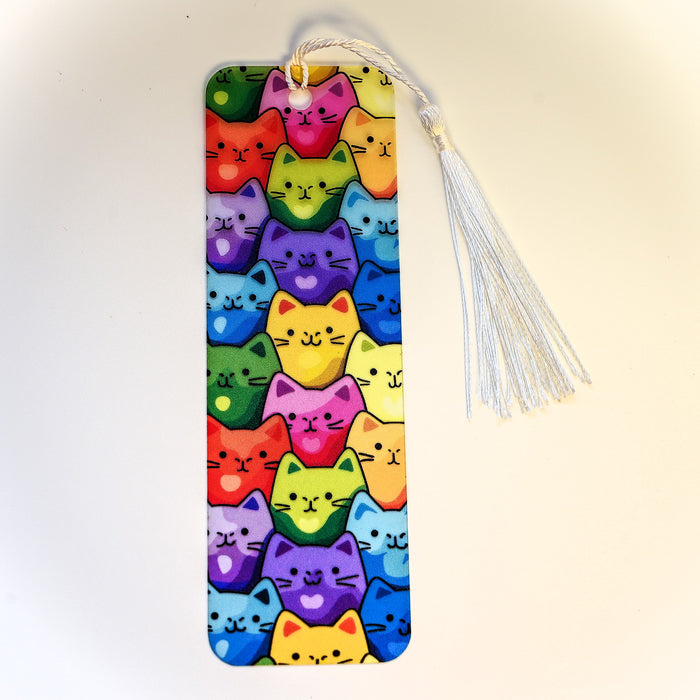 Rainbow Cats Bookmark