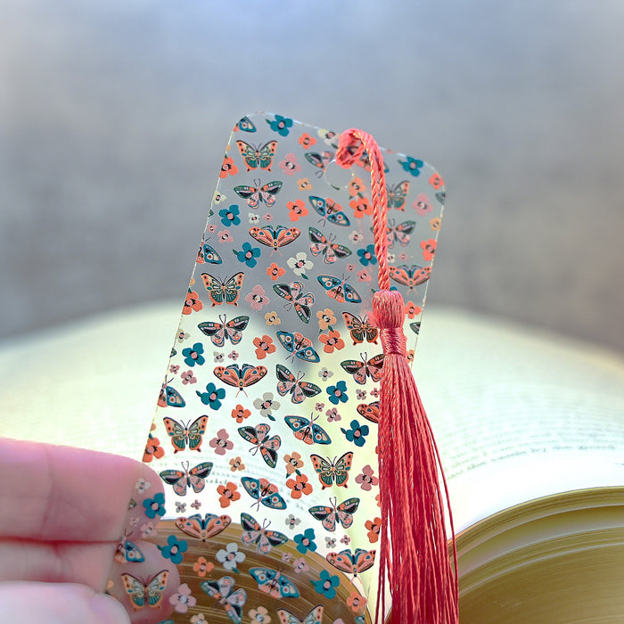 Retro Moths Bookmark