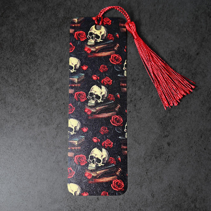 Rose Skull Bookmark