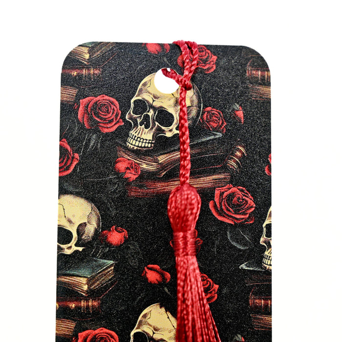 Rose Skull Bookmark