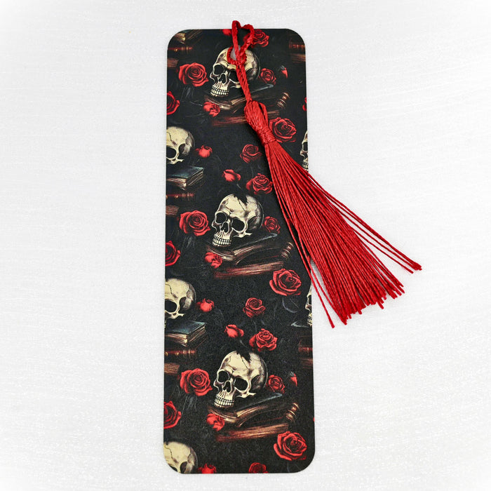 Rose Skull Bookmark