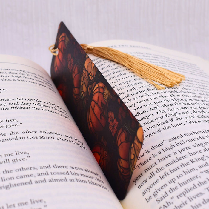 Stained Pumpkins Bookmark