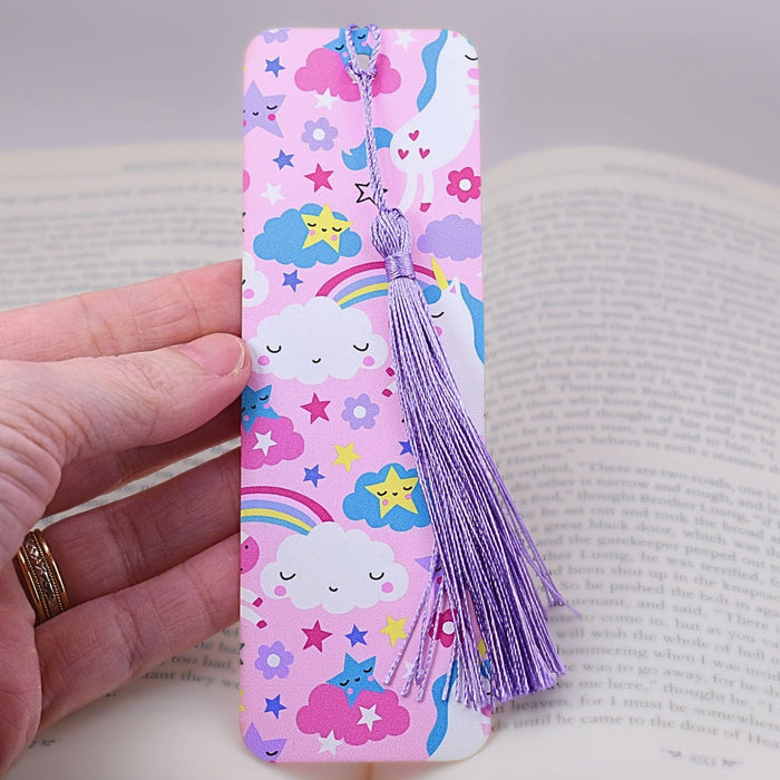 Pink Unicorn Bookmark