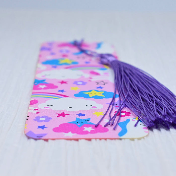 Pink Unicorn Bookmark