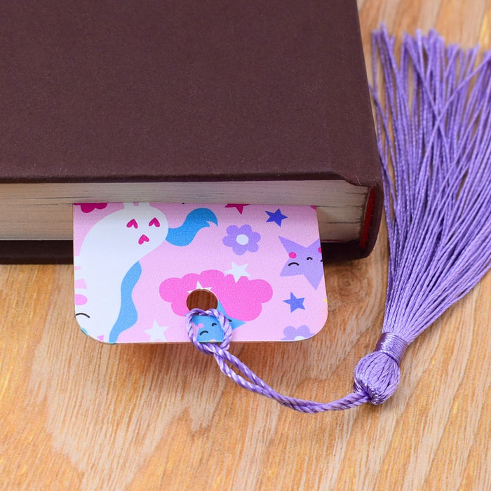 Pink Unicorn Bookmark