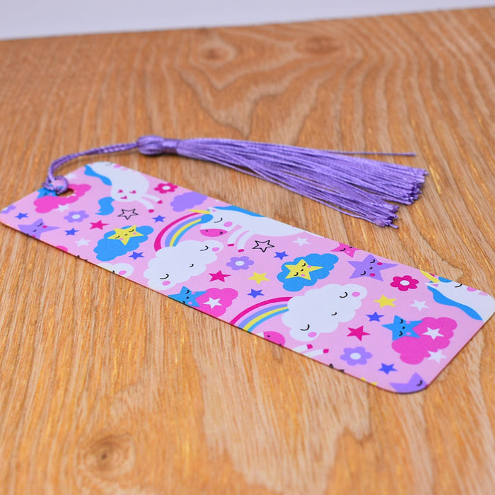 Pink Unicorn Bookmark