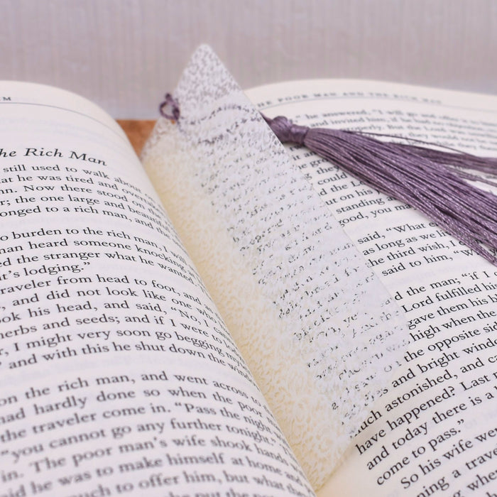 White Lace Bookmark