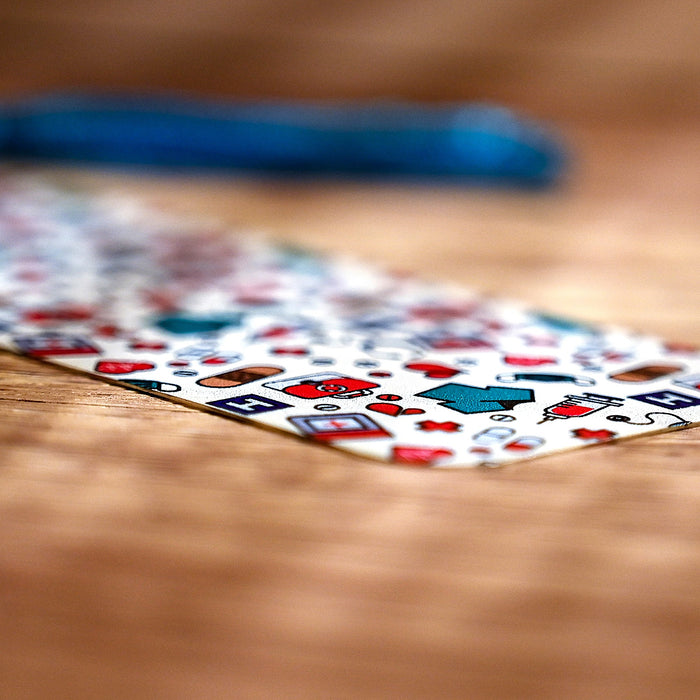 White Medical Bookmark