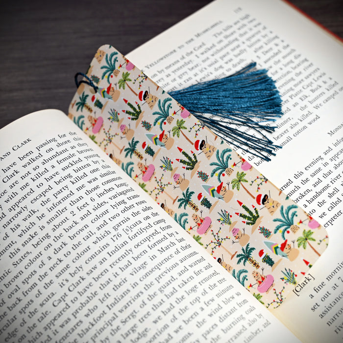 Christmas Beach Bookmark