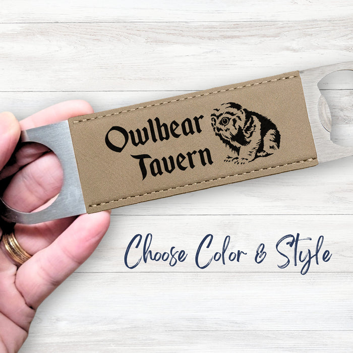 Owlbear Tavern Bottle Opener