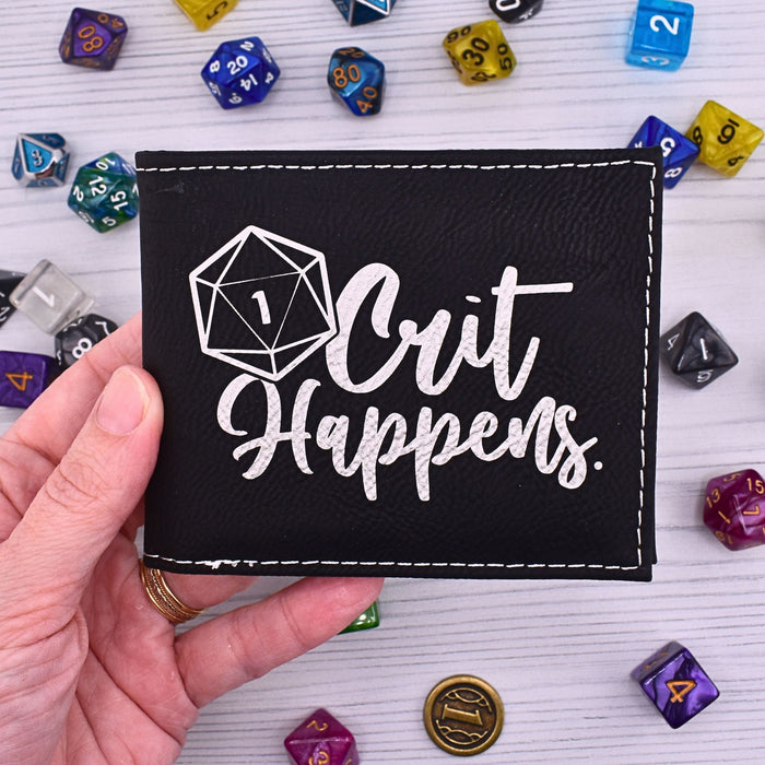 Crit Happens Bifold Wallet